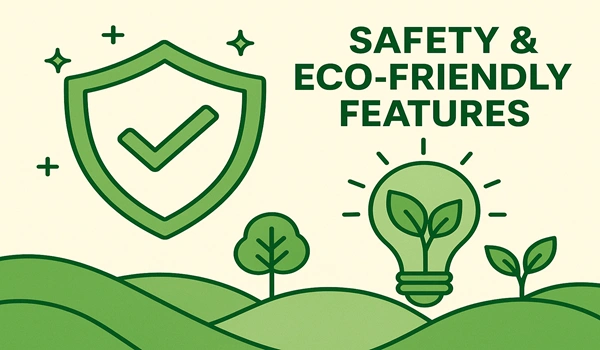 Safety & Eco-Friendly Features